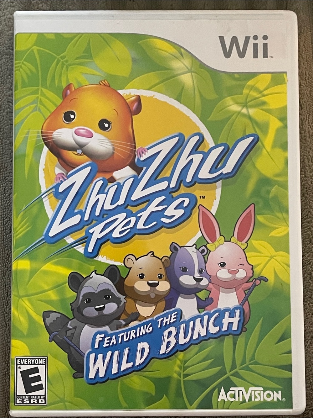 Zhu Zhu Pets Featuring the Wild Bunch Nintendo Wii CIB Complete with Manual